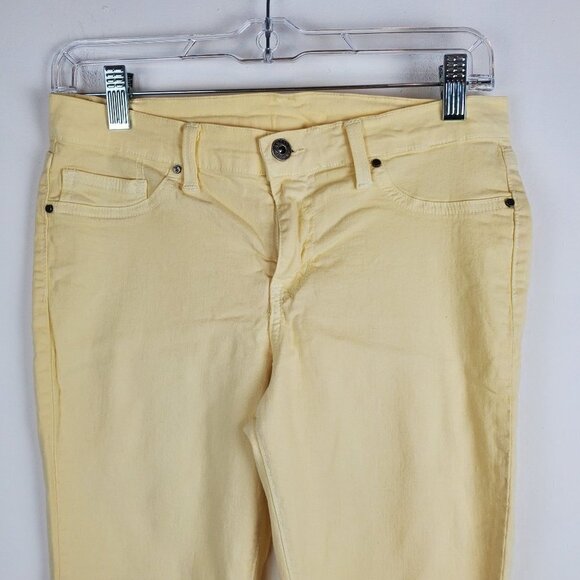 Angry Rabbit 29 Yellow Jeans Skinny Ankle Stretch Denim - Picture 7 of 10